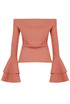 Off the Shoulder Layered Bell Sleeve Tops - 4 Colours