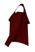 Frill Cold Shoulder Long Sleeve Shirt - 5 Colours