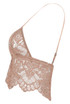 Crochet Scallop Lace Floral Bralet 