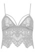 Crochet Scallop Lace Floral Bralet 