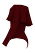 Bardot Frill Bodysuit - 5 Colours