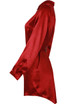 Satin Long Sleeve Shirt Dress - 3 Colours