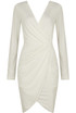 Pleated Cross Over Bodycon Dress -  3 Colours