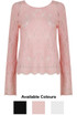 Floral Lace Bell Sleeve Tops - 3 Colours