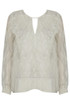 Floral Lace Front Button Up Tops - 2 Colours