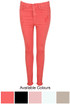 Knee Ripped High Waisted Skinny Jeans - 5 Colours