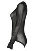 Black Sheer Mesh Bodysuit