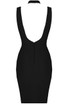 Crossover Choker Neck Bandage Dress  - 3 Colours 