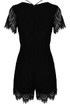 Crochet Lace Up Playsuit - 3 Colours