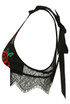 Floral Embroidered Lace Bralet - 2 Colours