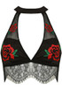 Floral Embroidered Lace Bralet - 2 Colours