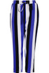 Bold Stripe Cropped Trousers - 2 Colours