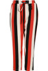 Bold Stripe Cropped Trousers - 2 Colours