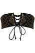 Golden Studded Lace Up Bralet