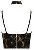 Floral Crochet Choker Neck Bralet - 3 Colours