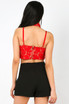 Floral Crochet Choker Neck Bralet - 3 Colours