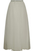 Diamante Waist Band Tulle Maxi Skirt - 4 Colours