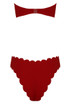 Scallop Bandeau Bikini Set