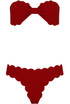 Scallop Bandeau Bikini Set