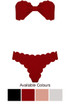 Scallop Bandeau Bikini Set