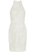 Crochet Back Zip Up Bodycon Dress - 3 Colours