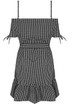 Gingham Front Button Up Shift Dress - 3 Colours