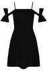 Cold Shoulder Skater Dress