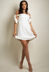 Cold Shoulder Skater Dress