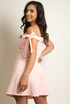 Cold Shoulder Skater Dress