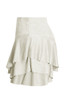 Suede Frilled Flowing Skort
