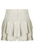 Suede Frilled Flowing Skort
