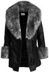 Fur Trim Tie Up PU Coat - 4 Colours