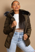 Faux Fur Hood Puffer Jackets - 6 Colours