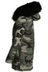 Camouflage Parka Coat with Fur Hood - 5 Colours