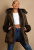 Canvas Parka with Fur Hood & Cuff - 4 Colours Canvas Parka with Fur Hood & Cuff - 4 Colours