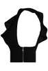 Frilled Side Zip Up Crop Tops - 5 Colours