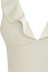 Frilled Side Zip Up Crop Tops - 5 Colours