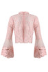 Lace Intricate Pearls Trim Crop Tops - 3 Colours