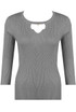 Faux Pearl Trim Lurex Jumper  - 3 Colours