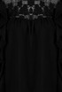 Frill Trim Blouse with Crochet Shoulders - 3 Colours