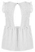 Lace Overlay Pleated Tops - 3 Colours