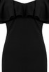 Frill Off Shoulder Bodycon Dress - 4 Colours