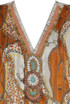Embellished Scarf Print Tunic