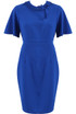 Pleated Tie Up Neck Midi Dress - 3 Colours