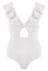 Frill Twist Front Bodysuit - 3 Colours