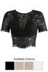 Crochet Lace Crop Tops - 4 Colours