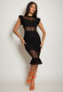 Lace Intricate Pencil Dress - 4 Colours