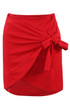 Tie Wrap Front Mini Skirt - 3 Colours