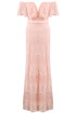 Bandeau Lace Scallop Maxi Dress - 4 Colours