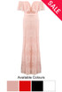 Bandeau Lace Scallop Maxi Dress - 4 Colours